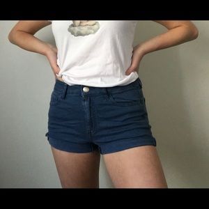 Denim shorts